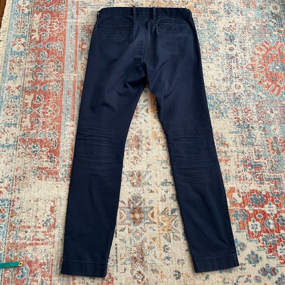 Jcrew navy blue flex khaki/chino pants - Picture 3 of 3